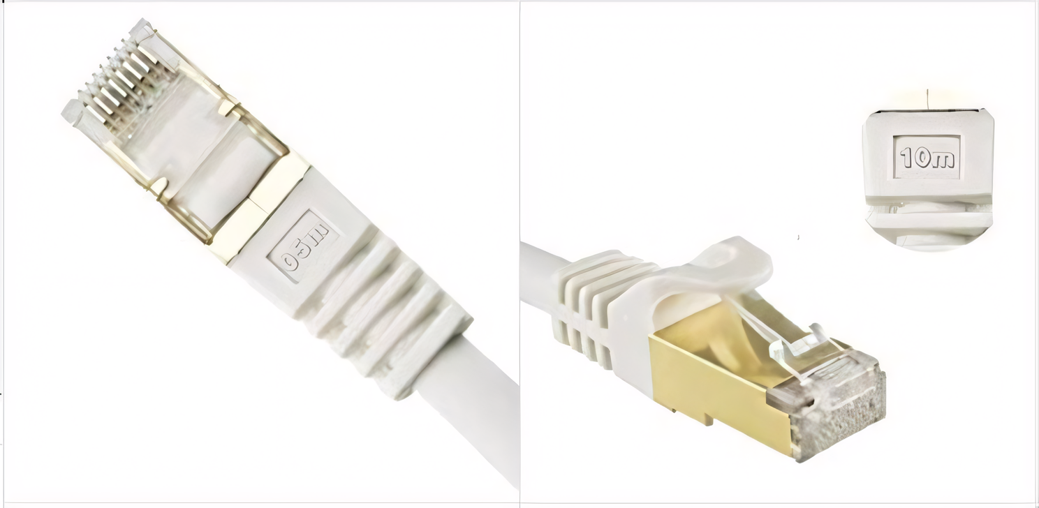 Slimline-Knickschutztülle mit Längenangabe – schnelle Identifikation im Einsatz