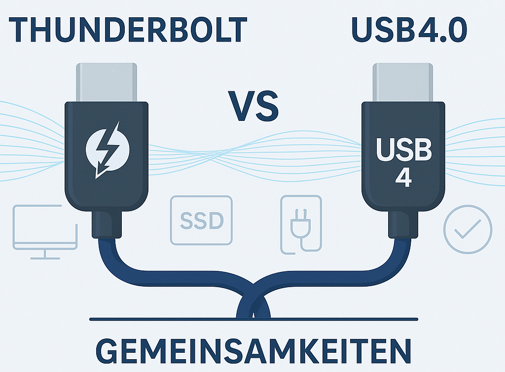 Thunderbolt oder USB4 – Die Unterschiede einfach erklärt