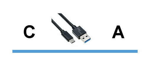 Cable USB C a A