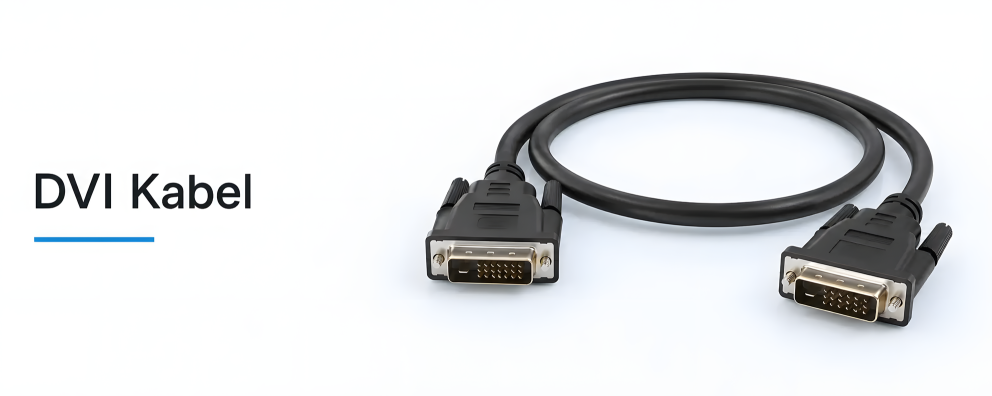 DVI-Kabel mit zwei DVI-Steckern