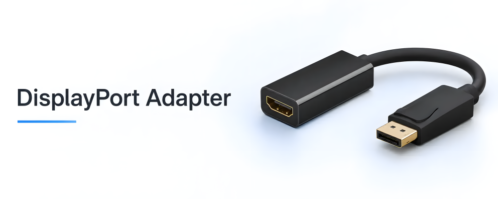DisplayPort-Adapter mit DisplayPort-Stecker und HDMI-Buchse