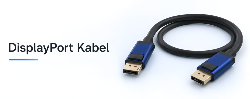 DisplayPort-Kabel mit zwei DisplayPort-Steckern