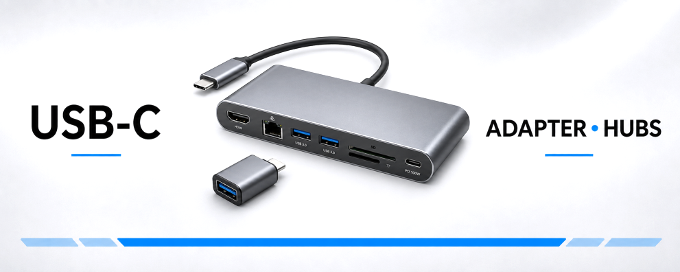 DINIC USB-C-Adapter und Hubs zur Erweiterung von Geräteanschlüssen