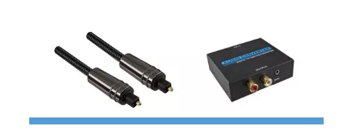 TOSLINK - Kabel und Adapter
