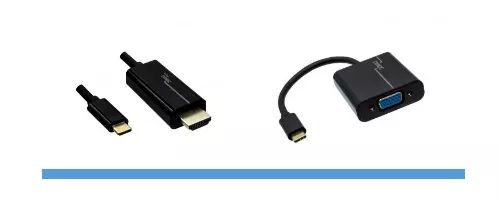 USB-C Adapters for Monitor Connections by DINIC