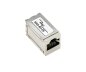 Preview: DINIC RJ45 6A/5e zásuvka na zásuvku RJ45 zásuvka/zásuvka, stíněná, celokovová