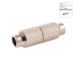 Preview: Antenna Adapter Coaxial Connector, Metal, DINIC Box IEC (Coax) Double Coupling, Screwable