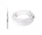 Preview: Câble de pose coaxial TV / SAT, 120dB, classe A++, blindage quadruple, en rouleau, blanc, longueur 25,00m
