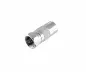 Preview: Adapter F plug to coax coupling, SAT plug to ANT coupling, full metal, DINIC box with Euro hole,