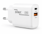 Preview: 30x PW-20WCA (USB C+A 20W Ladegerät) weiß im DINIC Thekendisplay