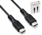 Preview: 30x USB C auf C Ladekabel, schwarz, im DINIC Thekendisplay, 1,50m