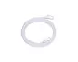 Mobile Preview: Patch cord Cat.6, flat, PiMF/STP, white, 1m DINIC Polybag