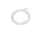 Preview: Patch cord Cat.6, flat, PiMF/STP, white, 1m DINIC Polybag