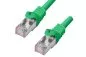 Preview: HQ Cat.6 Patchkabel PiMF/S-FTP, LSZH, CU, AWG27, grün, DINIC Polybag, Länge 1m