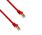 Preview: Premium Cat.7 patch cable, LSZH, 2x RJ45 plug, copper, red, 0.30m