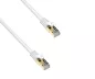 Preview: Premium Cat.7 patch cable, LSZH, 2x RJ45 plug, copper, white, 0.30m