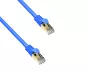 Preview: Prémium Cat.7 patch kábel, LSZH, 2x RJ45 dugó, réz, kék, 1.00m