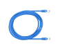 Preview: Cable de interconexión premium Cat.7, LSZH, 2 conectores RJ45, cobre, azul, 0,50 m