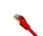 Preview: Cable de conexión premium Cat.7, LSZH, 2 conectores RJ45, cobre, rojo, 0,50 m