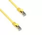 Preview: Propojovací kabel Cat.7 Premium, LSZH, 2x konektor RJ45, měděný, žlutý, 10,00 m