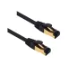 Preview: Cat. 8.1 patch cable 2000Mhz, 40G, copper, LSZH, black, DINIC polybag, length 3m