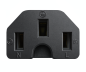 Preview: Netsnoer China type I tot C15, 1mm², H05RN, goedkeuring: CCC, zwart, lengte 1,80m