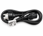 Preview: Netsnoer China type I tot C15, 1mm², H05RN, goedkeuring: CCC, zwart, lengte 1,80m