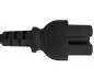 Preview: Cable de red Inglaterra UK tipo G 10A a C15, 1mm², homologación: ASTA, negro, longitud 1,80m