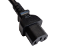 Preview: Netzkabel Amerika USA NEMA 5-15P, Typ B auf C15