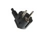Preview: Power Cord CEE 7/7 90° to hot appliance plug C15, 1mm², VDE, black, length 1,80m, DINIC box