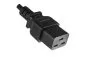 Preview: Power cable America USA NEMA 6-20P to C19, AWG 12, 20A, STOW, approvals: UL/CSA, black, length 1.80m