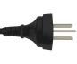Preview: Cabo de alimentação China tipo I (16A) para C19, 1,5mm², aprovação: CCC, preto, comprimento 3,00m