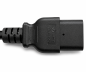 Preview: Καλώδιο δικτύου Ιαπωνίας τύπου B έως C19, 2mm², εγκρίσεις: μαύρου χρώματος, μήκους 1,80m