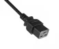 Preview: Cavo di alimentazione KS C 8305 a C19, 1,5mm², KC, 1,8m KS C 8305 (YP-22K) - C19, nero