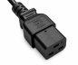 Preview: Power cable KS C 8305 to C19, 1.5mm², KC, 1.8m KS C 8305 (YP-22K) - C19, black