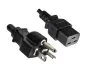 Mobile Preview: Power cable America USA NEMA 6-20P to C19, AWG 12, 20A, STOW, approvals: UL/CSA, black, length 1.80m