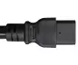 Preview: Netzkabel Amerika USA NEMA 6-20P auf C19, AWG 12, 20A, STOW, Zulassungen: UL/CSA, schwarz, Länge 1,80m
