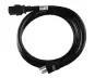 Preview: Netzkabel Amerika USA NEMA 6-20P auf C19, AWG 12, 20A, STOW, Zulassungen: UL/CSA, schwarz, Länge 1,80m