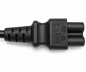Preview: Cablu de alimentare Australia tip I la C5, 0,75mm², SAA, negru, lungime 1,80m