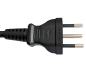 Preview: Napajalni kabel Brazilija tip N do C5, 0,75 mm², INMETRO, črn, dolžina 1,80 m