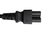 Preview: Napajalni kabel Brazilija tip N do C5, 0,75 mm², INMETRO, črn, dolžina 1,80 m