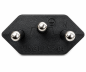 Preview: Cablu de alimentare Brazilia tip N la C5, 0,75mm², INMETRO, negru, lungime 1,80m