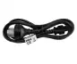 Preview: Voedingskabel China type I naar C5, 0,75mm², CHN 3pin/IEC 60320-C5, CCC, zwart, lengte 1,80m
