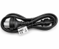 Preview: Voedingskabel China type I naar C5, 0,75mm², CHN 3pin/IEC 60320-C5, CCC, zwart, lengte 1,80m