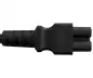 Preview: Câble d'alimentation Italie type L sur C5, 0,75mm², homologation : IMQ, noir, longueur 1,80m