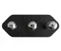 Preview: Câble d'alimentation Italie type L sur C5, 0,75mm², homologation : IMQ, noir, longueur 1,80m