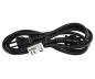 Preview: Omrežni kabel Italija, tip L do C5, 0,75 mm², homologacija: IMQ, črne barve, dolžina 1,80 m