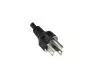 Preview: Mains cable Japan type B to C5, 0.75mm², approvals: JET/PSE, VCTF, black, length 1.80m
