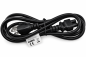 Preview: Cable de alimentación América EE.UU. NEMA 5-15P, tipo B a C5, AWG18, SVT, aprobación UL, negro, longitud 1,80m