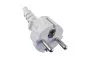 Preview: Power Cable Schuko CEE 7/7 to C5 Straight, 1.80m - White